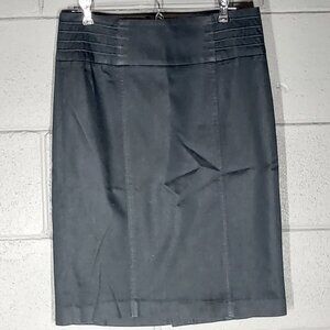 Kenar Black Stretch Pencil Skirt - Size 2